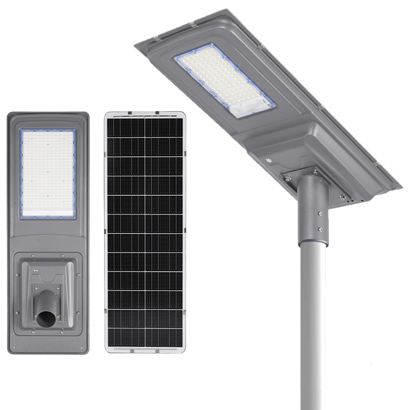 Transfronterizos LED solar integrado fabricante de lámparas de calle directa radar de ingeniería de lámpara de inducción del cuerpo humano lámpara de patio exterior