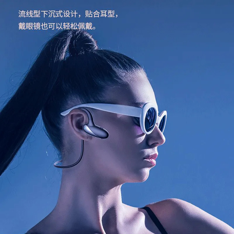 Deportes de conducción de aire auricular Bluetooth la conducción de aire no puede ser arrojado fuera sin lastimar oídos Super larga resistencia fábrica al por mayor