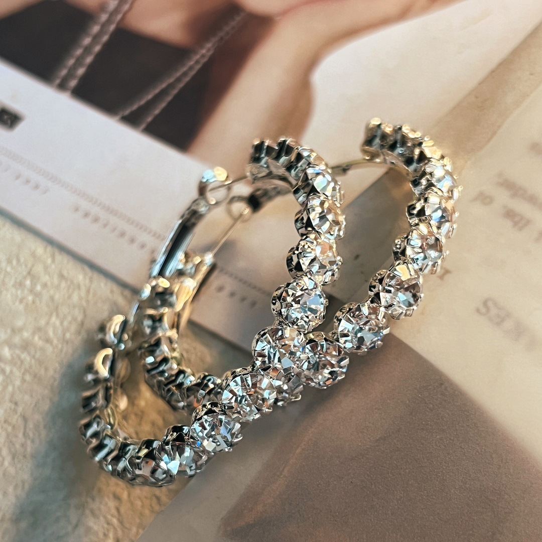 Crystal Earrings Image 1