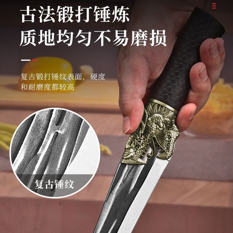 网红爆款加厚手工锻打热销刀多功能切菜刀锋利厨房切肉刀家用切菜