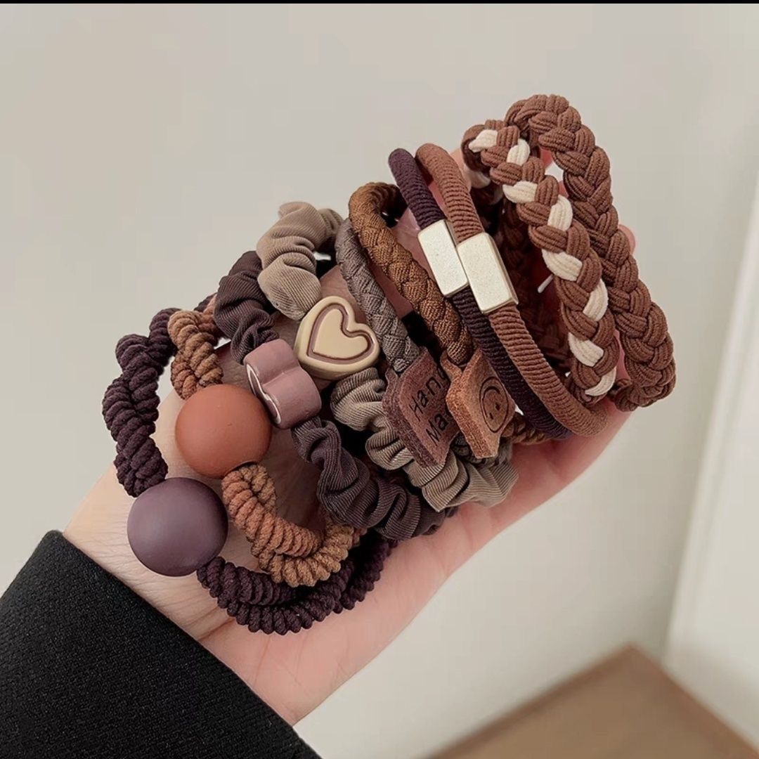 Coleteros, gomas para el pelo para niñas, alta elasticidad y durabilidad, para atar el cabello, nuevos accesorios para el cabello elegantes 2025