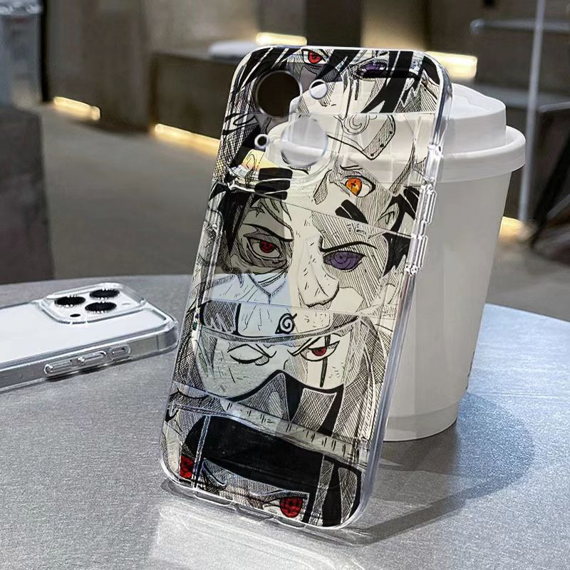 Huo Ying Eyes Applicable to Apple 16/15/14 Mobile Phone Case iPhone5S/SE/X/XR/XSMAX Transparent Anti-fall Huo Ying Eyes Applicable to Apple 16/15/14 Mobile Phone Case iPhone5S/SE/X/XR/XSMAX Transparent Anti-fall