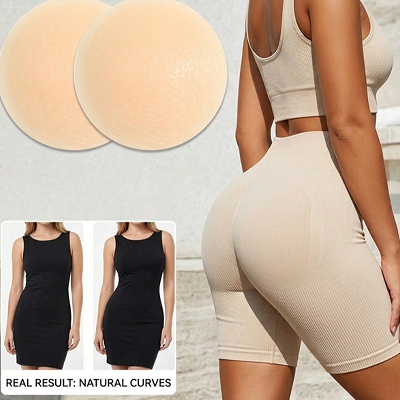 Invisible silicone butt pads, seamless fake buttocks pads, underwear with peach-shaped butt pads, cross-border e-commerce supply source Invisible silicone butt pads, seamless fake buttocks pads, underwear with peach-shaped butt pads, cross-border e-commerce supply source