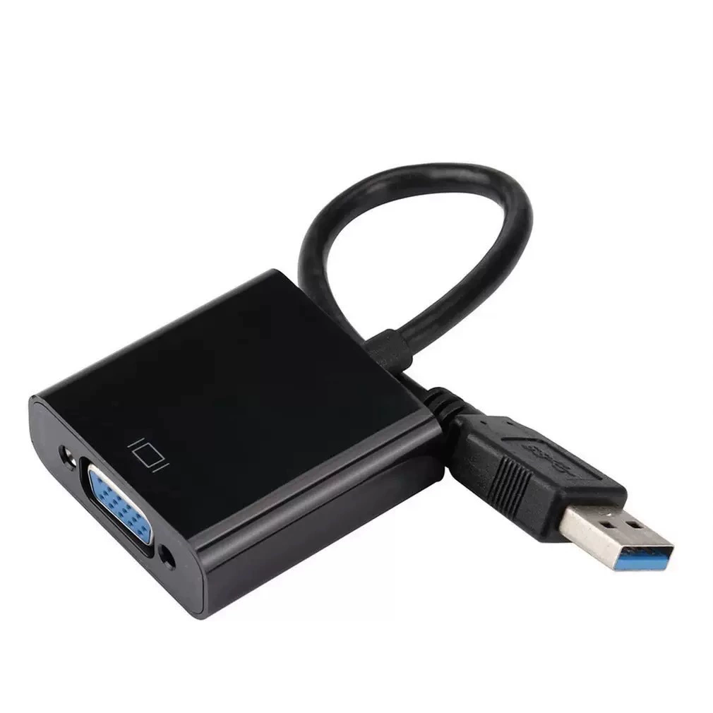 Адаптер USB к HDMI, кабель, без драйверов, 3.0, преобразователь USB к VGA, вывод аудио и видео, 1080p высокий разрешение