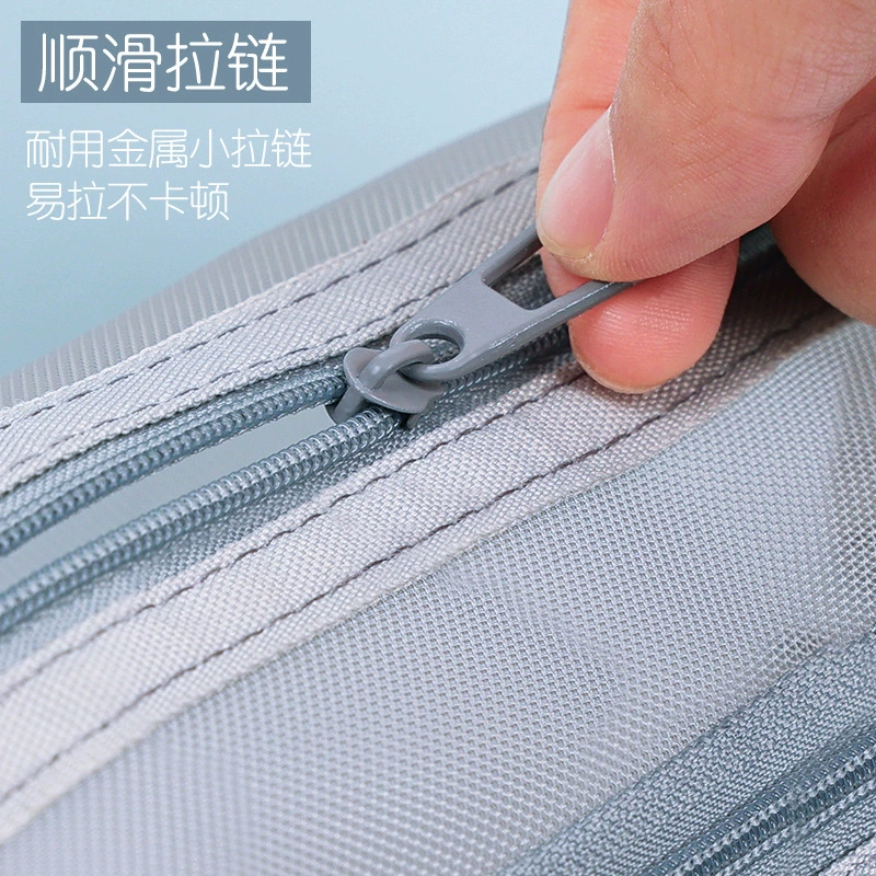 (Wholesale), квадратный двуслойный вместительный пенал, канцелярия для школьников