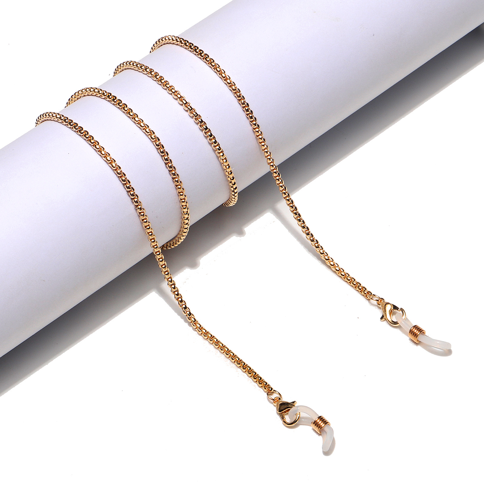 20g Weight Metal Material Fashion Simple Color Retention Golden Metal Glasses Chain 9