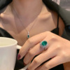 Advanced jewelry, retro universal ring, high-quality style, French retro style, on index finger, internet celebrity