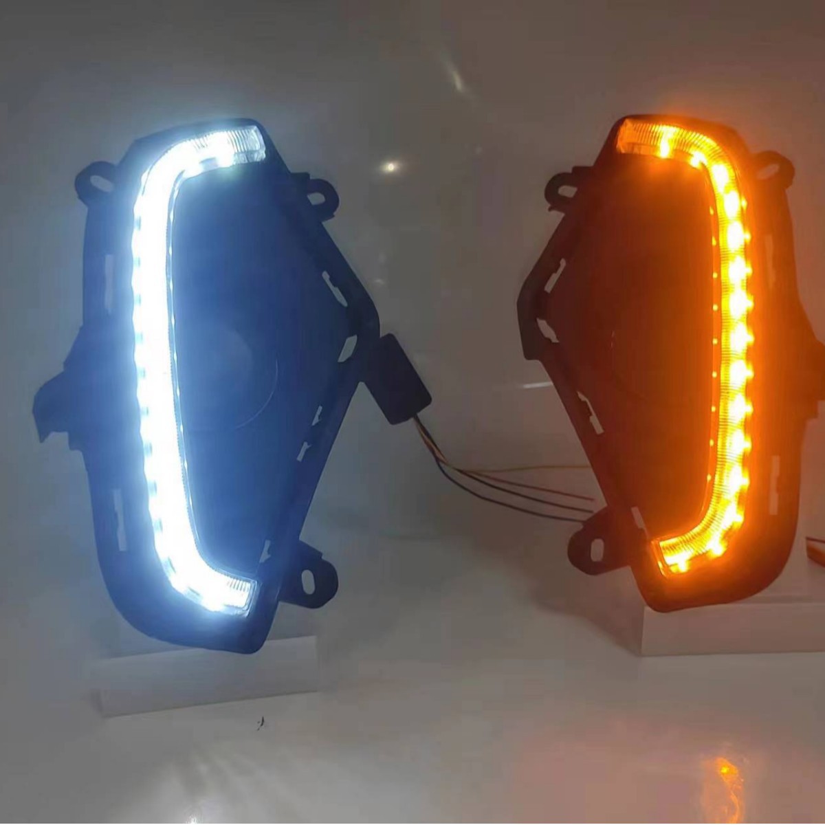 Adecuado para luces diurnas Toyota RAV4 18-21 luces diurnas RAV4 rectas luces diurnas de 2 colores