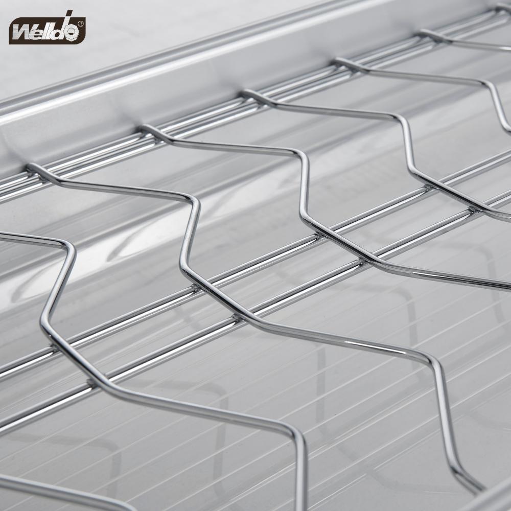Welldo纬东 橱柜不锈钢碗碟架橱柜不锈钢碗碟沥水架