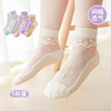 女童襪子夏季薄款兒童玻璃絲襪子精梳棉網眼公主中大童兒童襪子