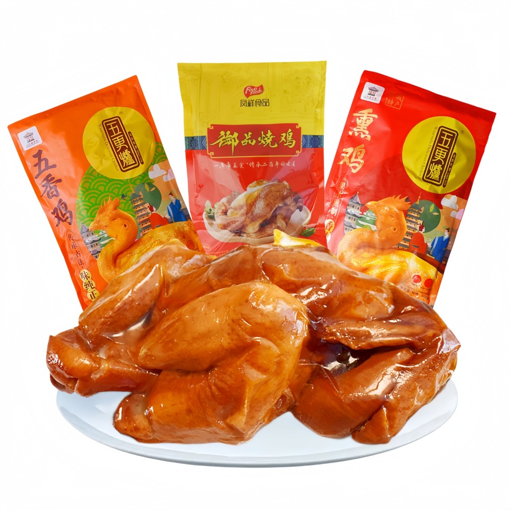 凤祥五更炉熏鸡整只山东聊城特产食品烧鸡即食五香鸡扒鸡清真礼盒