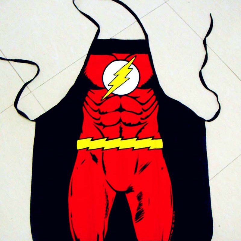 Personalidad divertida delantal creativo músculo hombres bikini serie dibujos animados pareja delantal fábrica al por mayor de Corea delantal