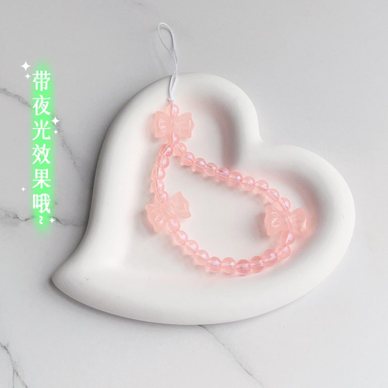 GLD-SL072-02 빛나는 팔찌-핑크 크리스탈 활