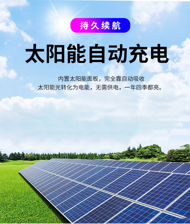 Car Solar Warning Strobe Light Motorcycle Electric Vehicle Anti-Rear Collision Light Modified Decorative Double Row Lamp Beads High Brightness Led