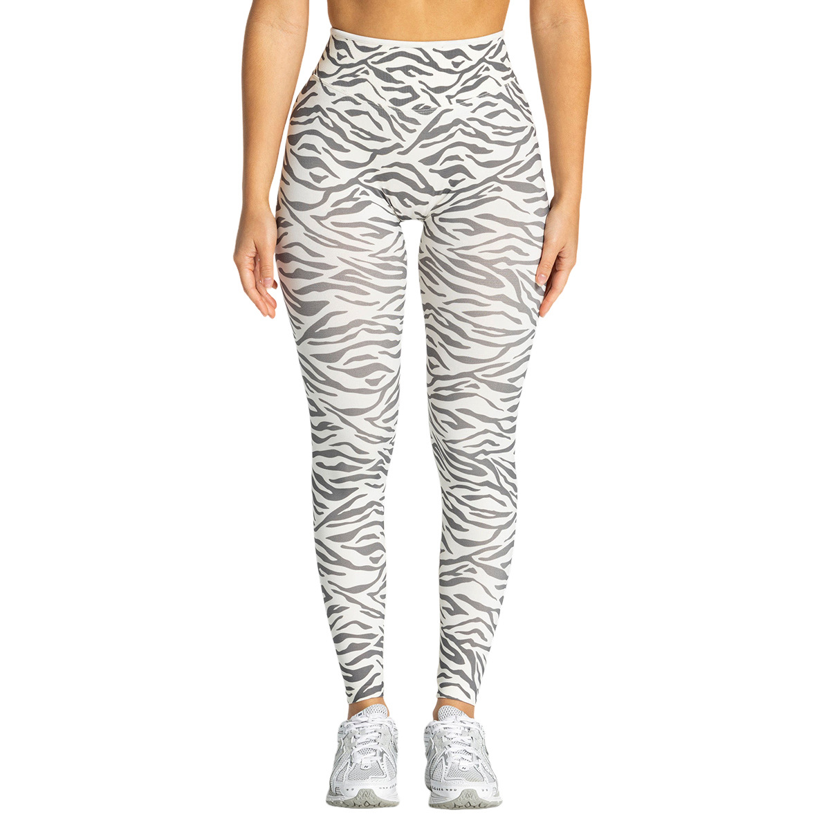 Pantalones de entrenamiento de alta elasticidad transfronterizos para mujeres, pantalones de entrenamiento de secado rápido, pantalones de piernas anchas para elevar las caderas y la cintura alta, pantalones deportivos universales