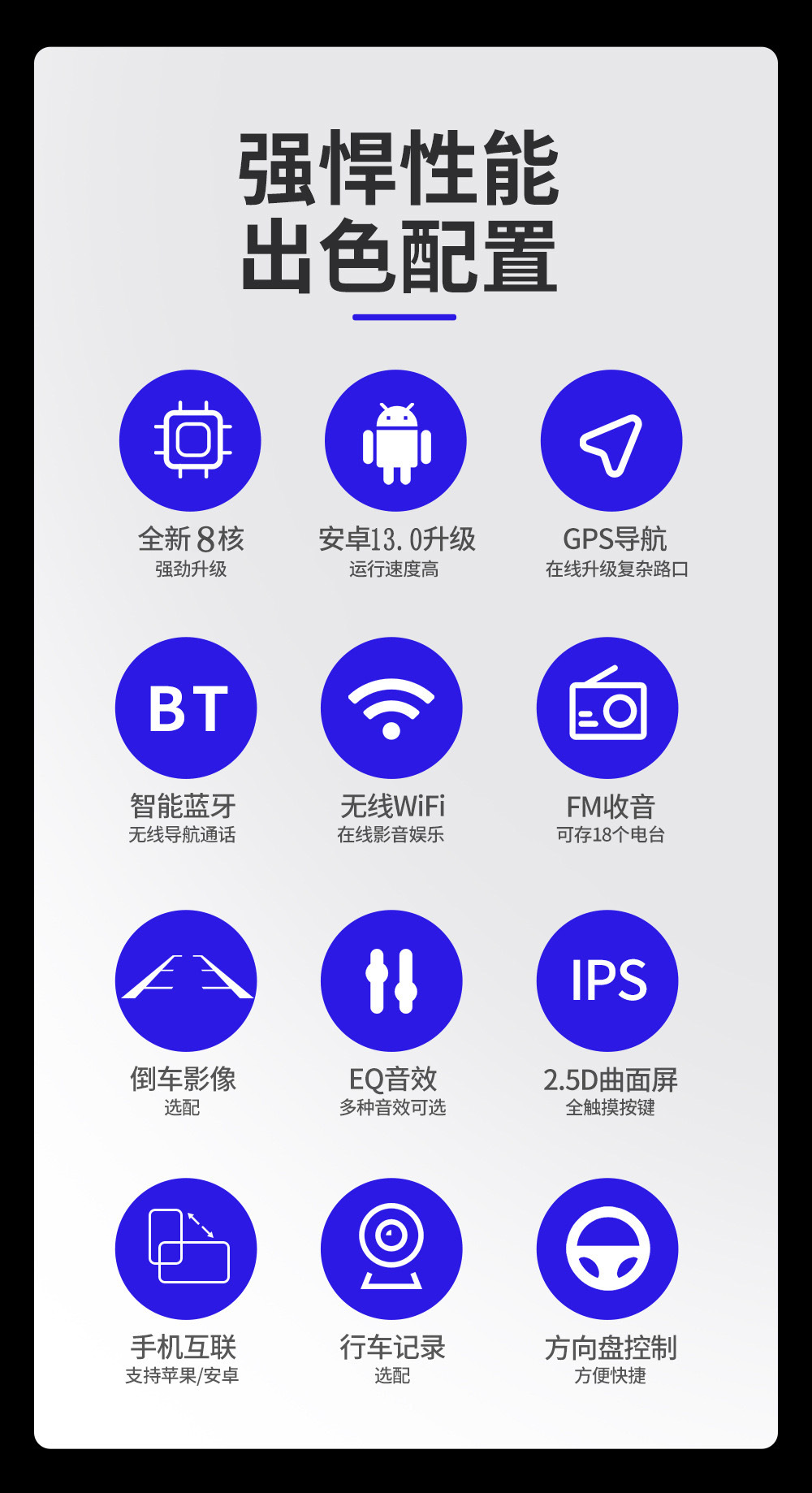 A generation of Dingwei TS18 cross-border 13-inch 4G large screen car navigator Android general car navigation