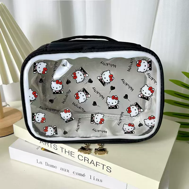Пустяшная косметичка Hello Kitty, косметичка Hello Kitty, вместительный органайзер для путешествий, оптовая продажа
