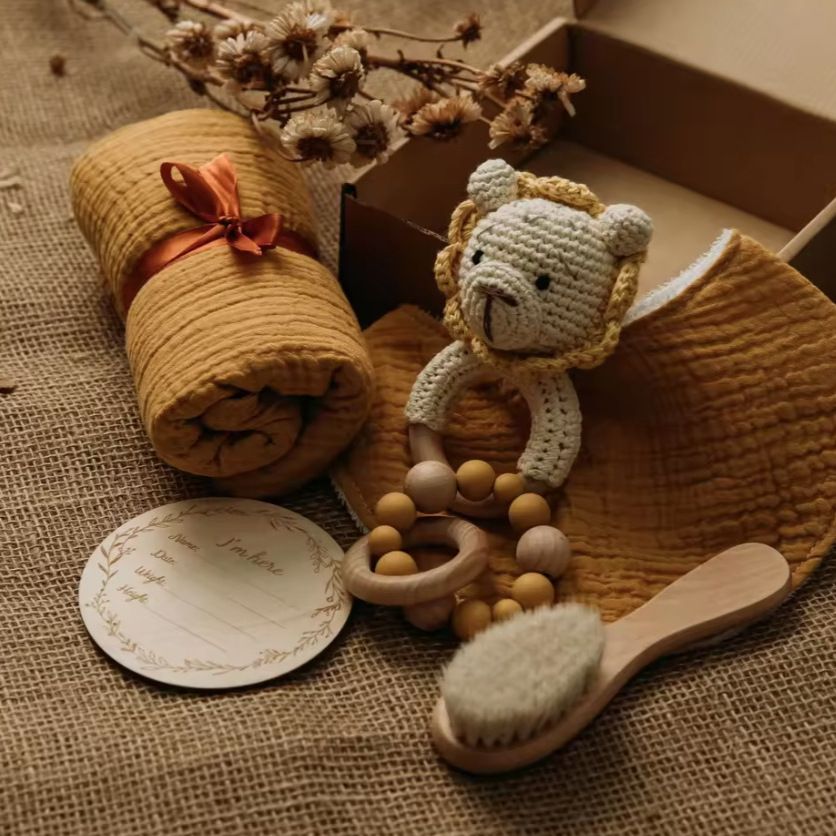 Baby crochet baby regalo de cumpleaños set tetina clips baby tetina clips universal clips