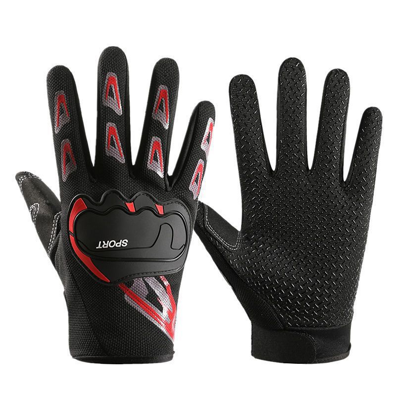 풀 핑거 스타일 레드_프리 사이즈