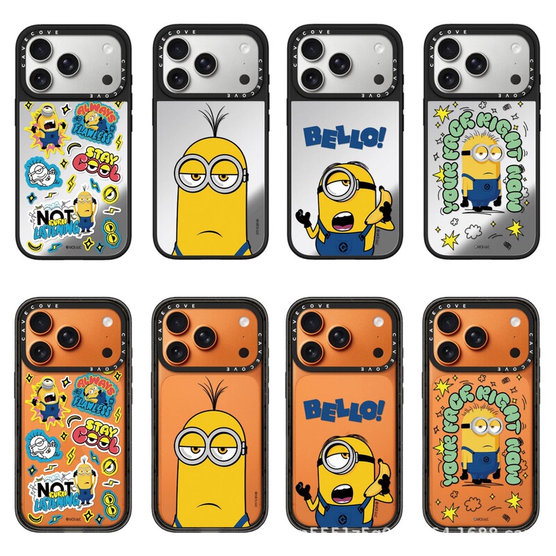 Minions Lightning Sticker Magsafe Magnetic Sticker Compatible with Apple 17Promax Phone Case Iphone16Proma