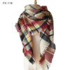 Demi-season velvet double-sided cashmere, scarf, cloak, European style, wholesale