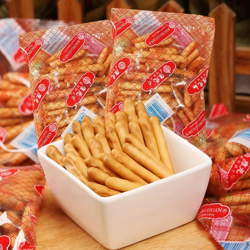Кенгуаньское кремовое печенье для пальцев, 25 г/упак., ностальгические закуски, еда для прорезывания зубов, хрустящие палочки, повседневные закуски
