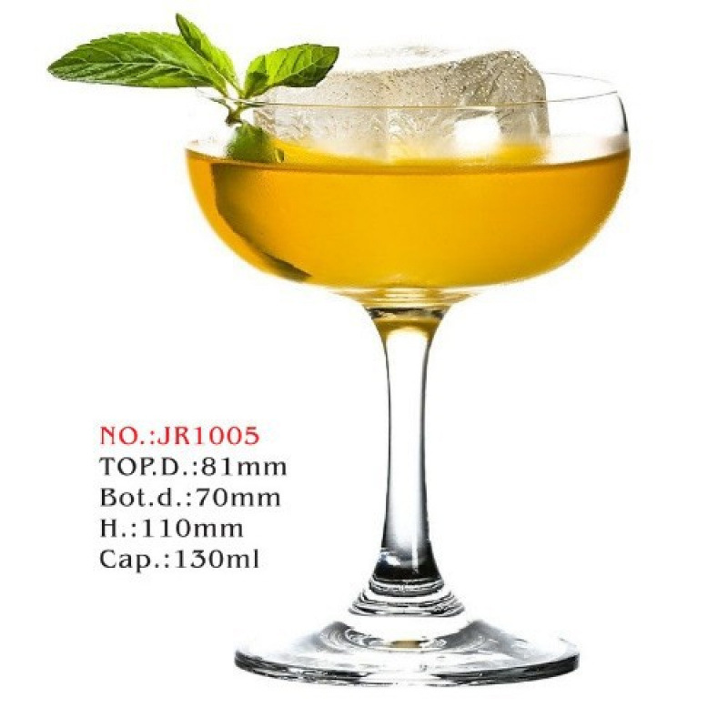 Copa de cóctel Margaret japonesa Copa de torre de cristal de patas altas Copa de cóctel de bar Copa de vino de frutas Martini