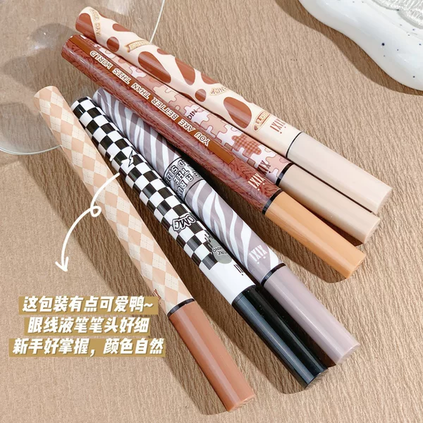 Xixi Smooth Eyeliner Pen, Quick-Drying, Waterproof, Sweat-Proof, Non-Smudging, for Defining Shadows and Under-Eye Areas, Long-Lasting