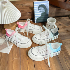 2023新款暈染小白鞋女韓版時尚潮流百搭增高厚底夏季學生板鞋