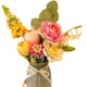 Feimi Building Blocks Teacher's Day Bouquet Small Particle Building Blocks DIY Assembled Indoor Toys Valentine's Day Gift Wholesale