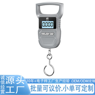 New hand-held 50kg household small portable precision spring balance hanging fish hook express luggage