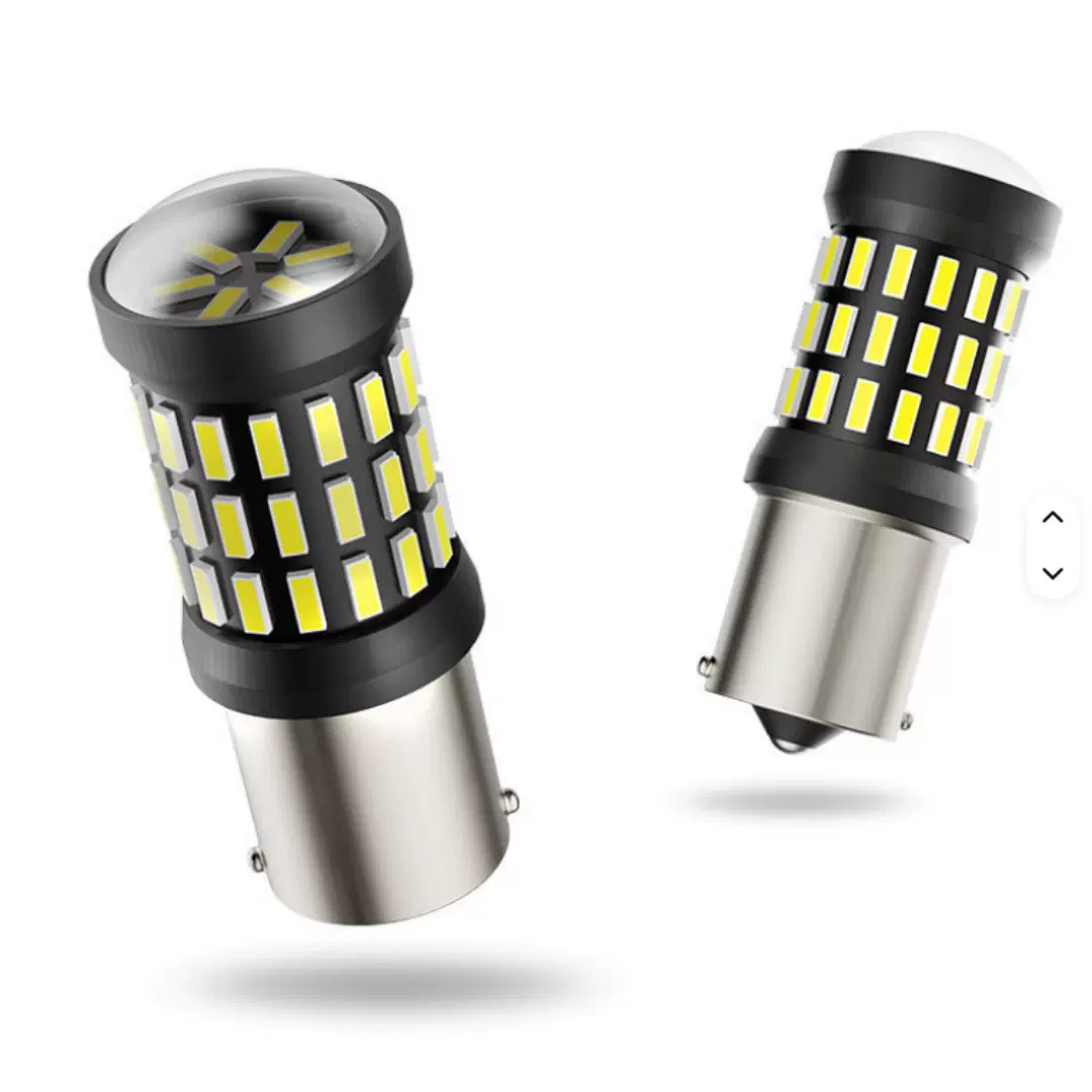 新款LED刹车灯1157 4014 51灯 T20倒车灯 7443爆闪5下尾灯泡3157