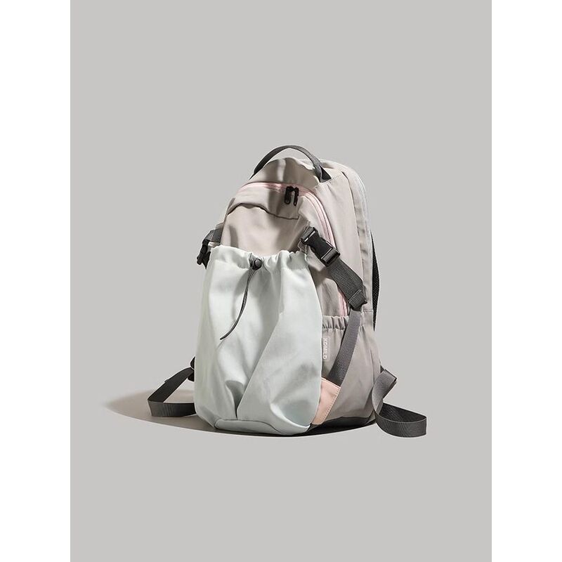 Nylon Cloth Backpack 2025 Fashionable Large Capacity Lightweight Backpack Junior High School Senior high school Student Schoolbag Short Distance Travel Bag