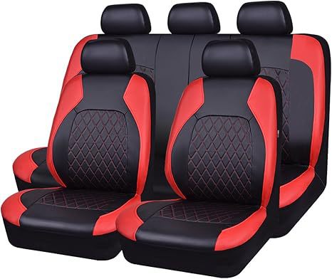 Universal Five-Seater Car Seat Cover, Leather Style, Suitable for All Seasons, Full Surround, Wear-Resistant Car Seat Cushion