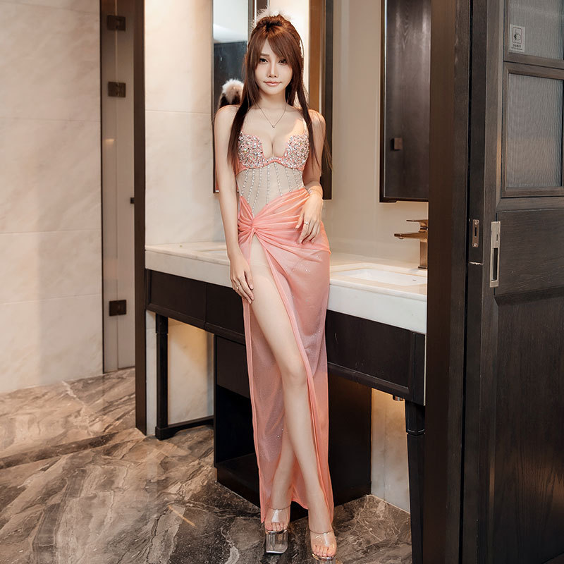 Nightclub Sexy Dress, Elegant, Age-Reducing Evening Dress, Women's High-End Ktv Soft Foot Bath Technician Work Clothes Nightclub Sexy Dress, Elegant, Age-Reducing Evening Dress, Women's High-End Ktv Soft Foot Bath Technician Work Clothes
