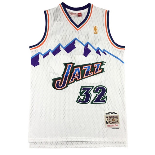 Cross-border American jersey wholesale Jazz Stockton Malone retro embroidered basketball uniform sports summer training