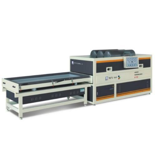 上海海湃自动覆膜机价格、双工位橱柜门板贴面机特点