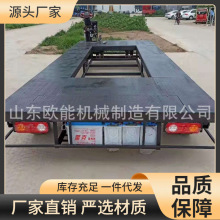 电动平板拖车加长三轮车运货车搬运车货车多吨四轮方向盘底盘小型