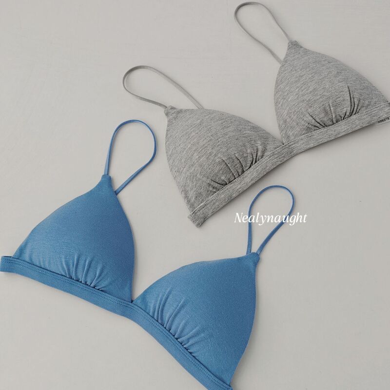 Resort-Style Triangular Cup Thin Wireless Pullover Invisible Bandeau French-Style Small Bust Sexy Smooth Beach Bikini