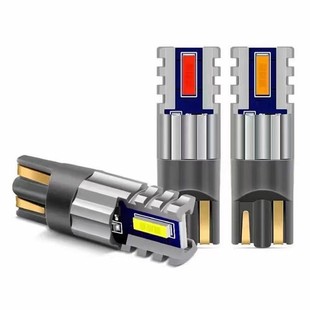Cross-Border Hot-Selling Car 5W High-Brightness Led Width Indicator Light T10 Small Light 1860 Super Bright 2Smd License Plate Light Wide Voltage Bulb