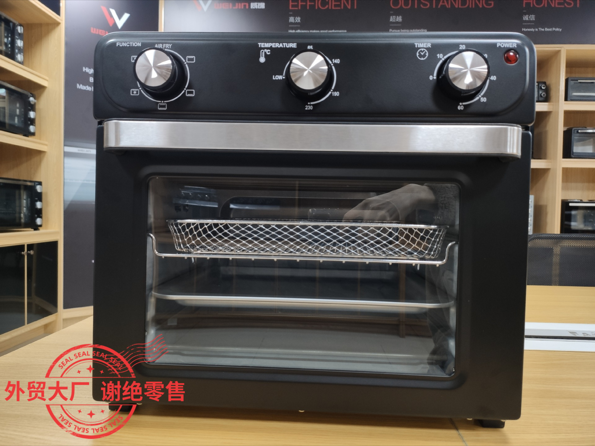 Fábrica de freidora de aire doméstica de 28L personalizada calentador de freidora multifuncional horno de freidora de aire doméstico