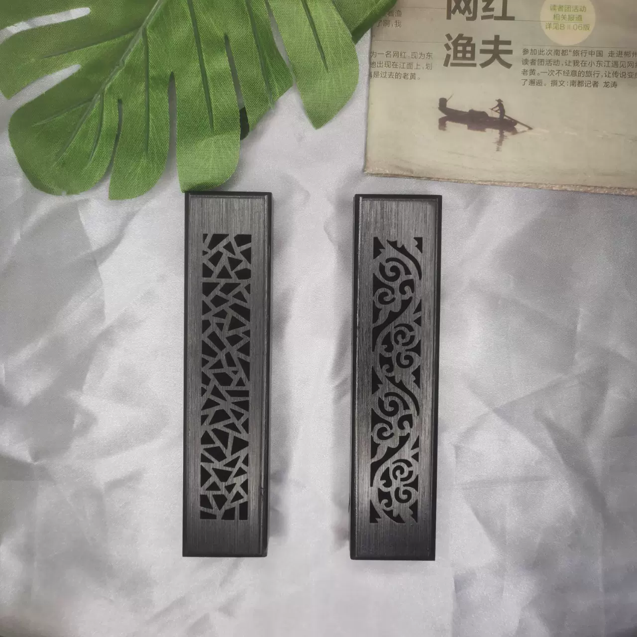 楠竹香盒香插线香炉卧香燃香盒熏香炉盘香炉香薰木盒竹木储香盒