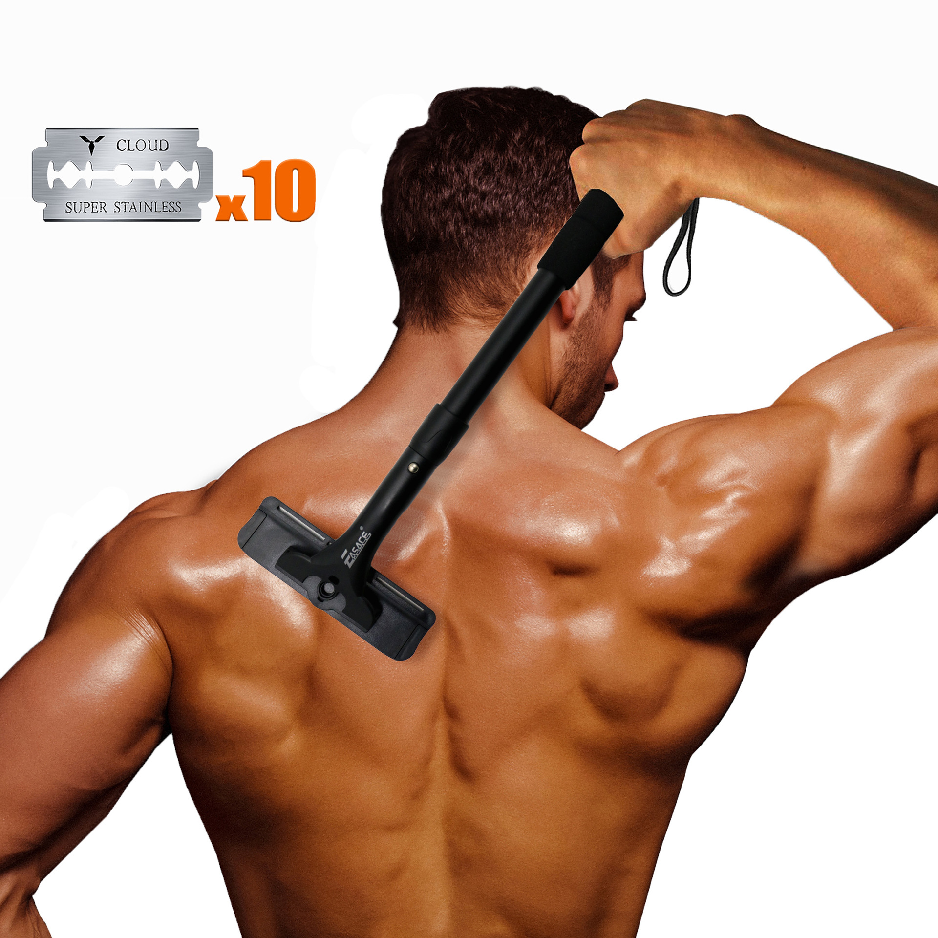 背部刮毛器刮背刀身体除毛器back shaver