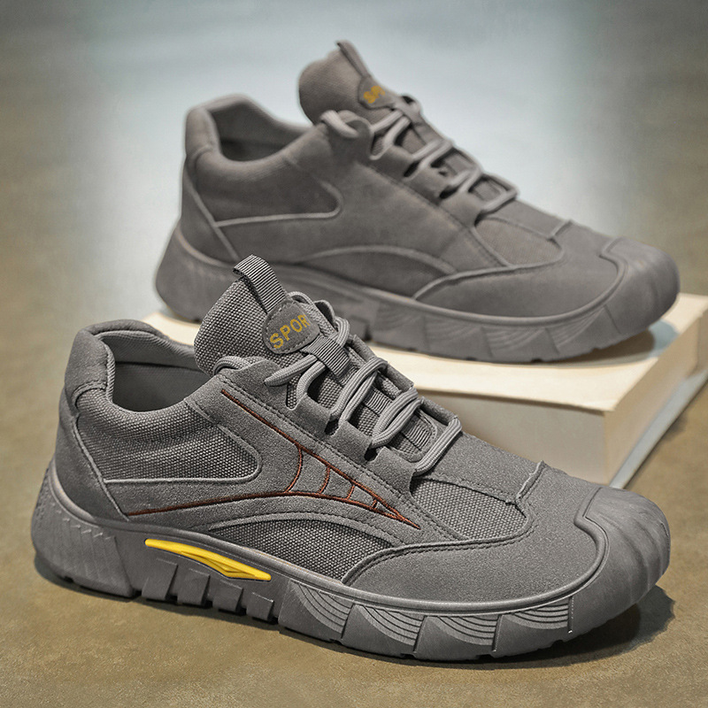 Zapatos de seguro laboral zapatos de hombre verano nuevo trabajo transpirable trabajo antideslizante resistente al desgaste zapatos de trabajo zapatos de trabajo zapatos de montaña hombres