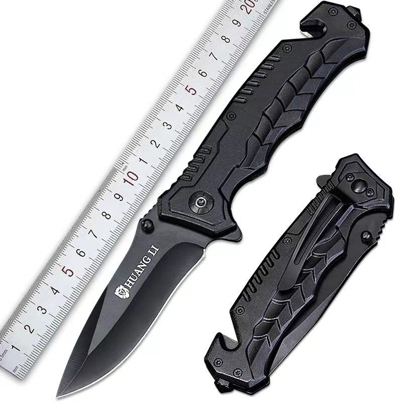 新博克户外折叠刀防身荒野求生高硬度锋利军刀野外野营小刀折刀