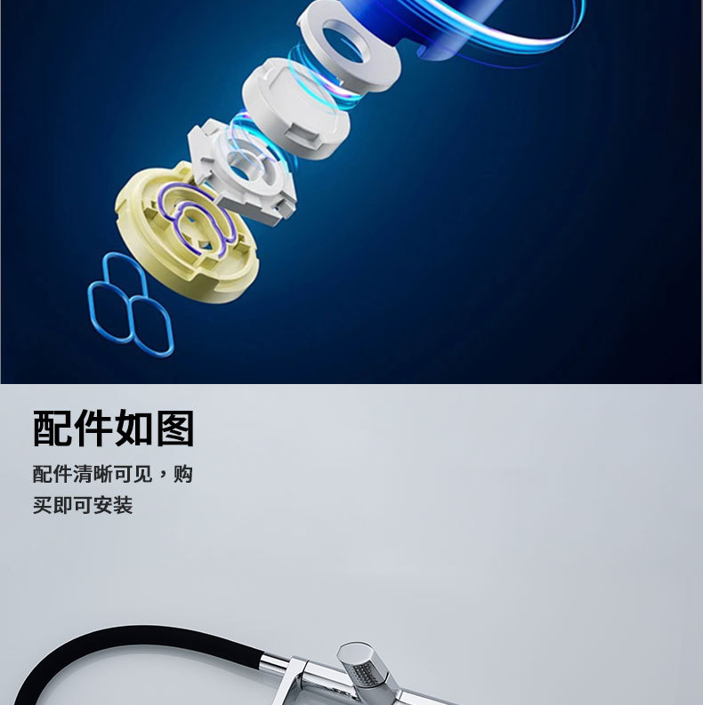 Purified water kitchen faucet, silicone tube for direct drinking water, three-in-one sink for washing vegetables, universal cold and hot water, brass water dragon undefined