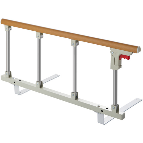 Medical Folding Bed Side Rail Handrail Assistance Frame for Elderly and Pregnant Women, Bed Safety Support Frame