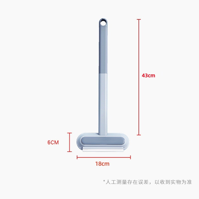 Limpiaparabrisas de vidrio multifuncional para hogar con boquilla, raspador de agua de doble cara, cepillo de vidrio sin marcas