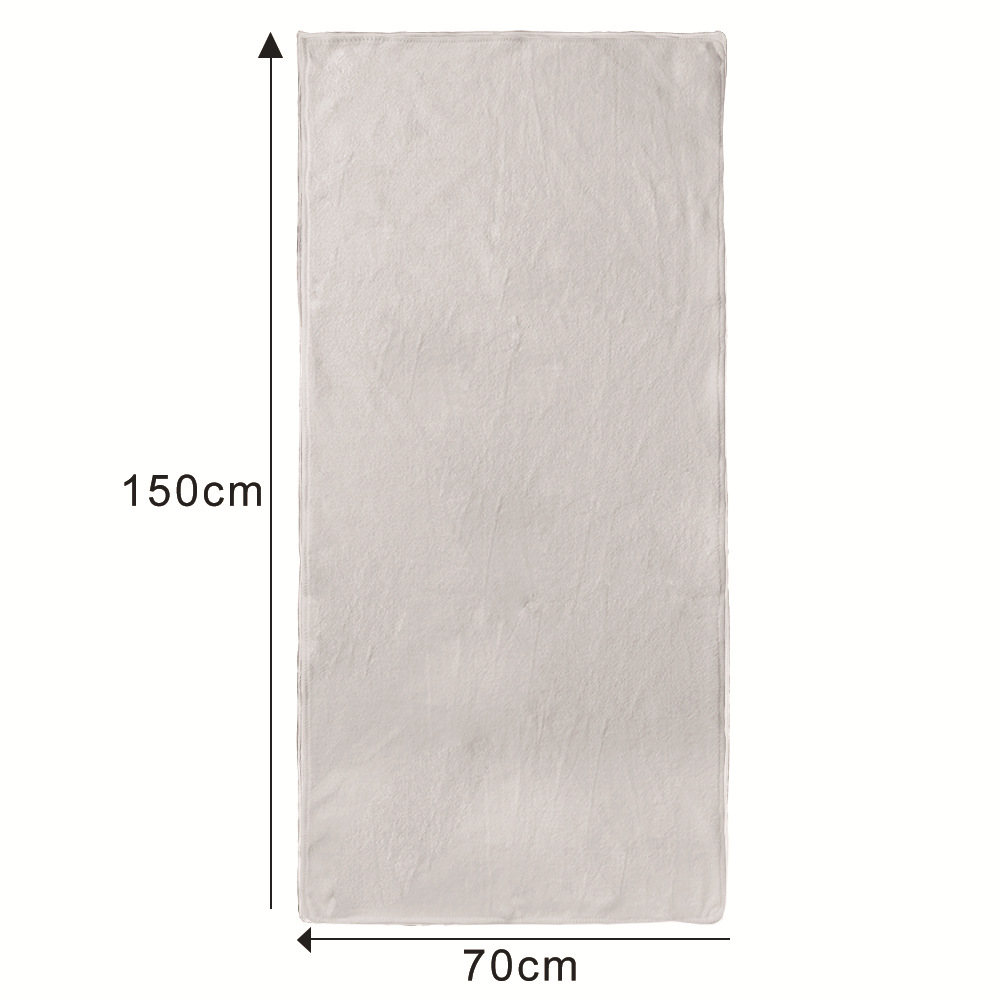 Toalla de transferencia de calor 400g Toalla de poliéster de doble cara Toalla de impresión de sublimación Toalla de baño Toalla de playa en blanco al por mayor