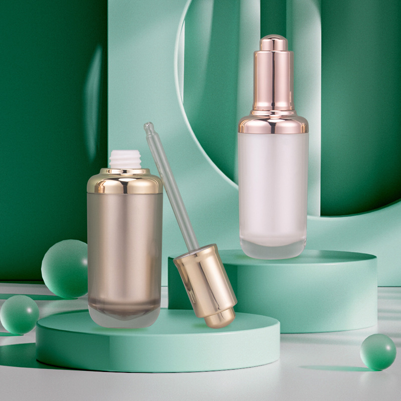 加厚款亚克力精华分装瓶 30ml大容量滴管瓶精华液包装瓶 现货销售